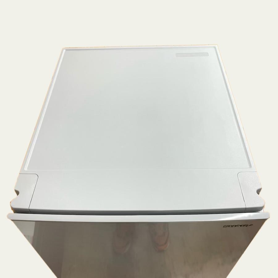 中古 152L つけかえどっちもドア 2ドア冷蔵庫 シャープ SJ-D15G-S 2020年製 シルバー 一人暮らし 単身用_3