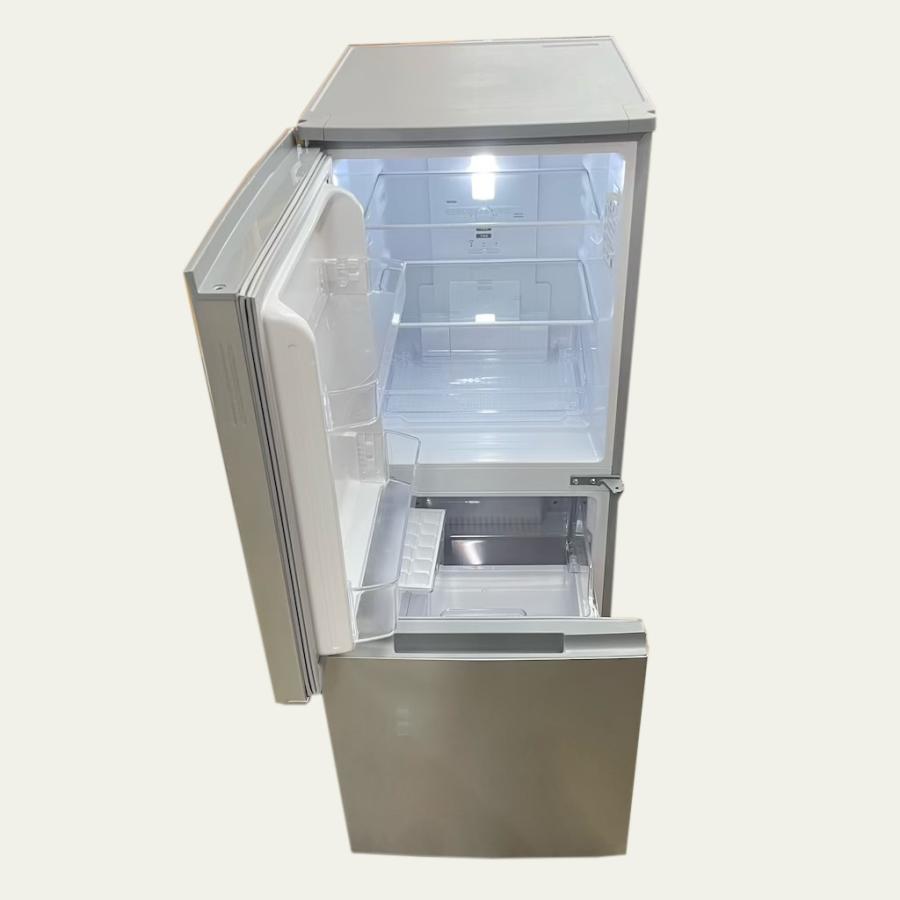 中古 152L つけかえどっちもドア 2ドア冷蔵庫 シャープ SJ-D15G-S 2020年製 シルバー 一人暮らし 単身用_4