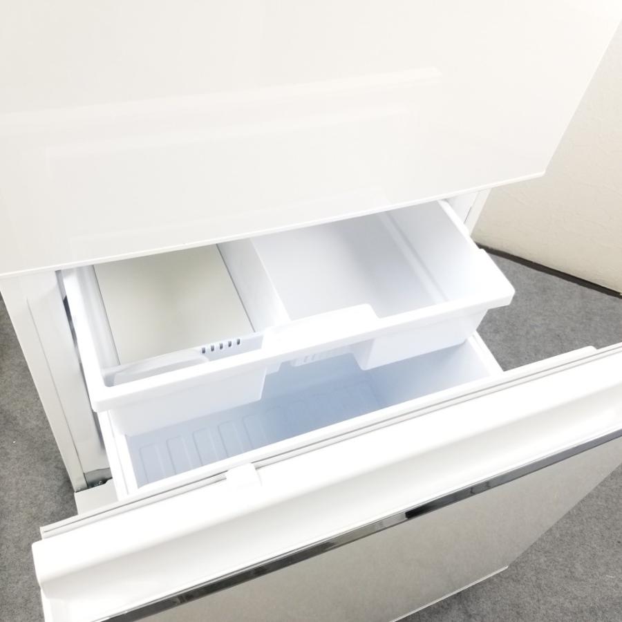 2018☆三菱電機 330L冷凍冷蔵庫 MR-CX33C 美品中古品 パールホワイト 無料長期保証残あり！！☆ 中古 三菱 330L 3ドア冷蔵庫 MR-CX33C 2018年製 パールホワイト 6ヶ月