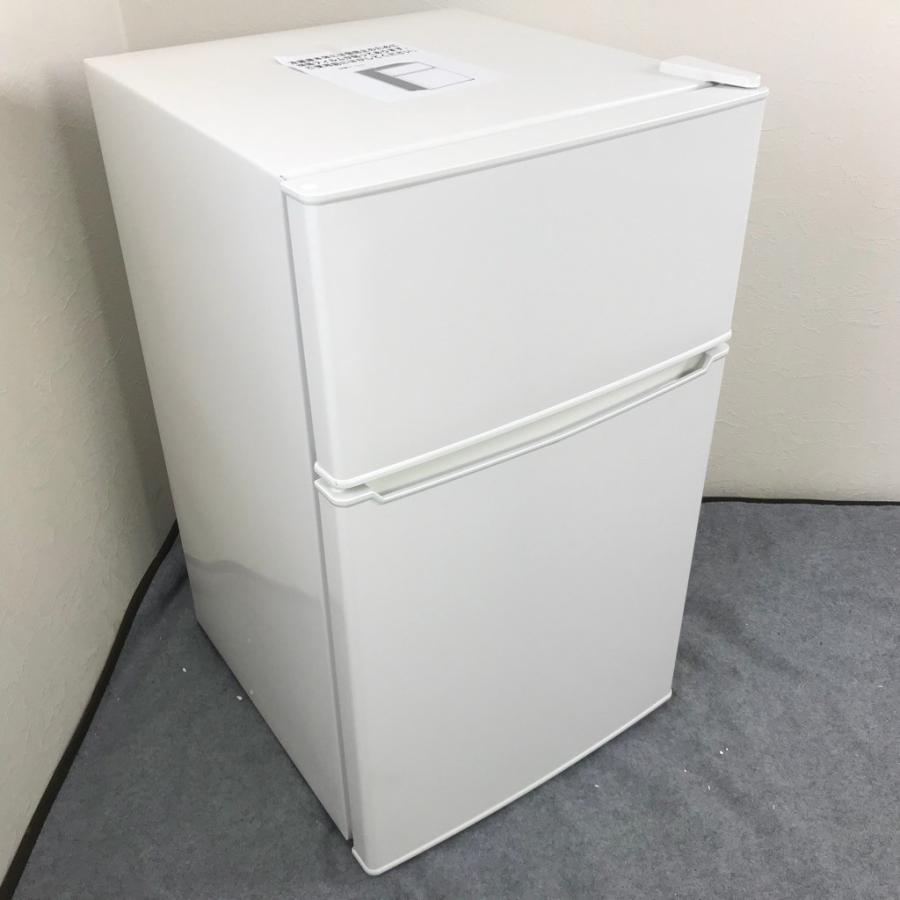 amadana AT-HR11 小型冷蔵庫 86L 2017年製 一人暮らし 新古 B級品 amadana 86L 2ドア冷蔵庫 AT-HR11 2017年製 まっ白デザイン