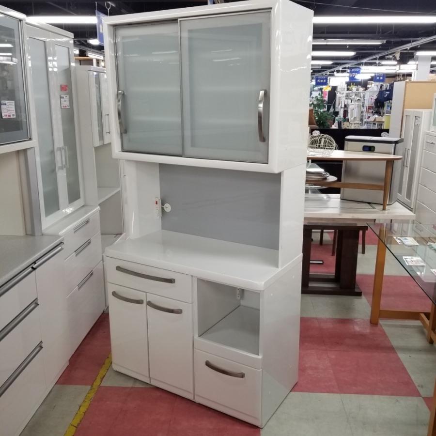中古 店舗近郊限定販売 幅100cm モイス加工済み 2枚扉キッチンボード 