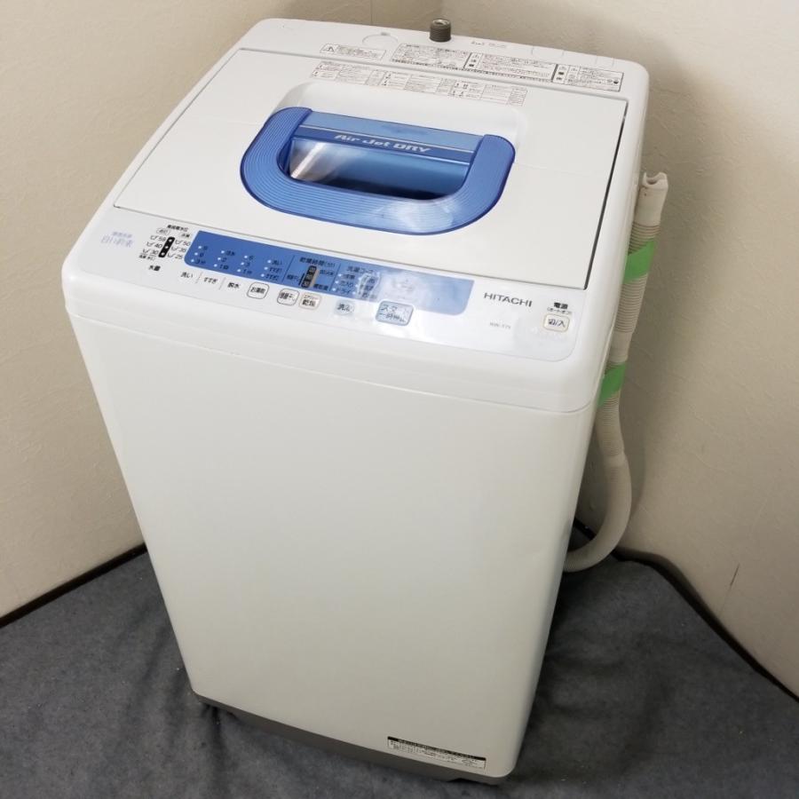 日立（HITACHI） 中古 7.0kg 簡易乾燥機能 全自動洗濯乾燥機 NW-T71 