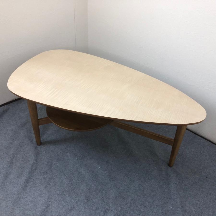 中古 最高級 カリモク家具 リビングセンターテーブル T18384 巾110.9cm 