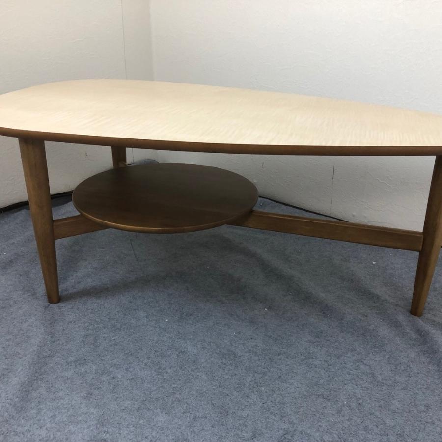 中古 最高級 カリモク家具 リビングセンターテーブル T18384 巾110.9cm