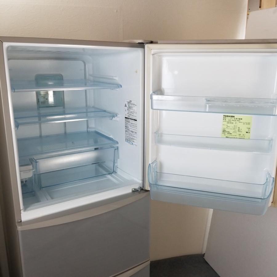 TOSHIBA 中古 340L 自動製氷機能搭載 3ドア冷蔵庫 東芝 GR-34ZX TOSHIBA 中古 340L 自動製氷機能搭載 3ドア冷蔵庫 東芝 GR-34ZX