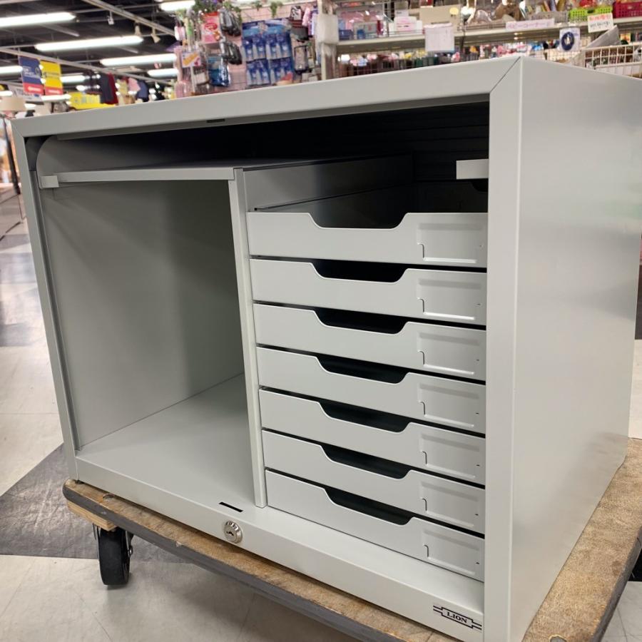 中古 LION シャッター扉 レターケース A4縦7段・コンビ型 幅50cm×奥 
