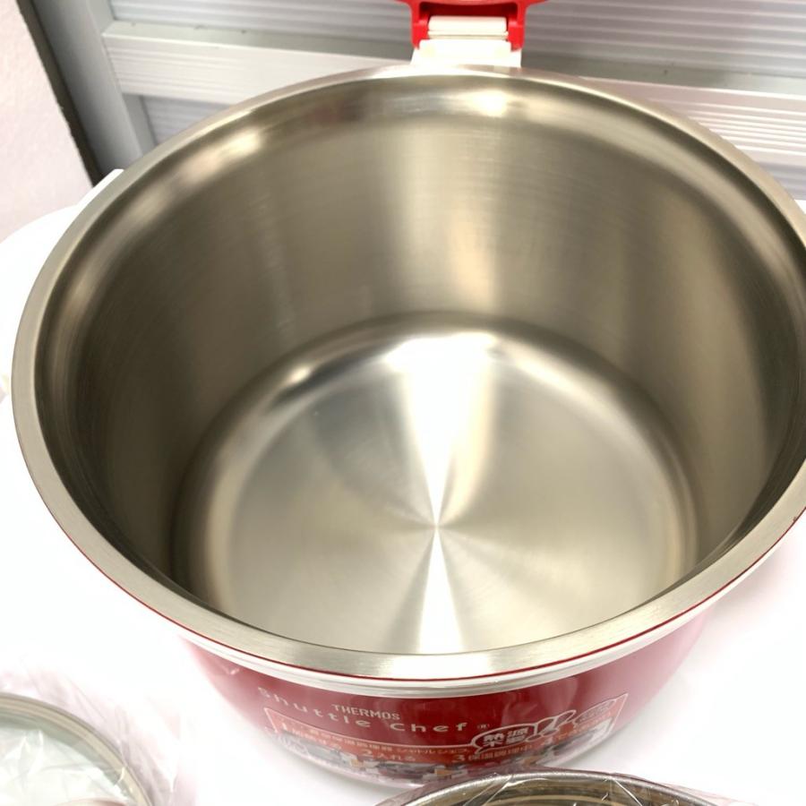開封未使用品 サーモス 真空保温調理器 シャトルシェフ 3.0L トマト 