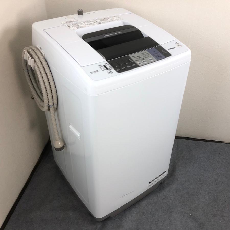 日立（HITACHI） 中古 2017年製 東芝 白い約束 ピュアホワイト 7.0kg