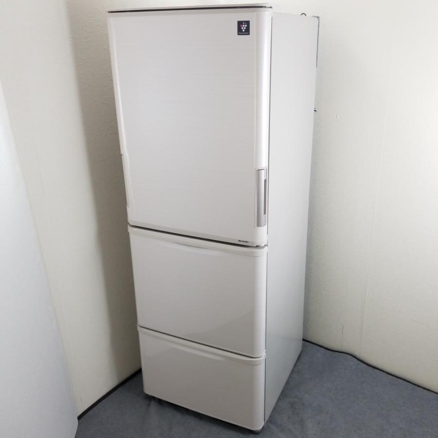 一年保証付き！SHARP 3ドア冷蔵庫 SJ-PW35C-C 2017年製 350L