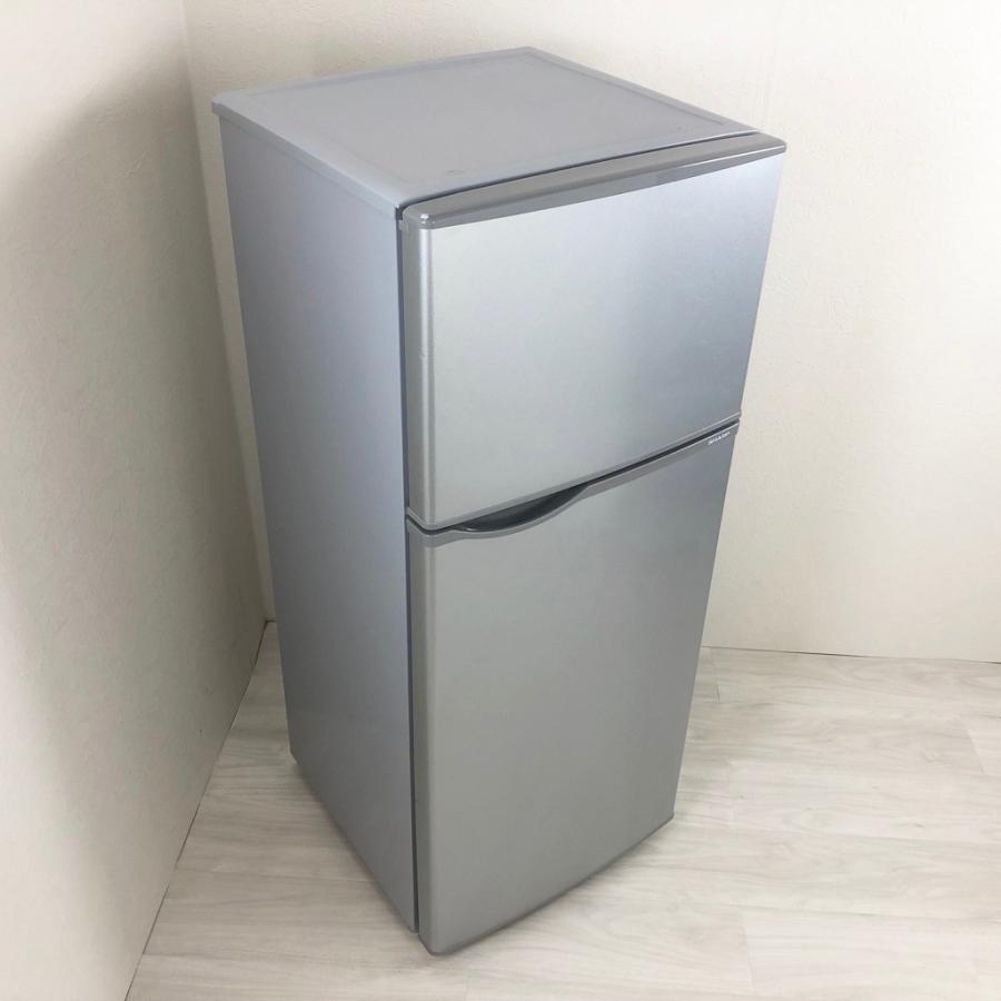 ID 043596　冷蔵庫　２ドア　シャープ　118L　２０１５年製　SJ-H12Y-S SHARP（シャープ） 中古 2ドア冷蔵庫 118L SJ-H12Y-S 2015年製