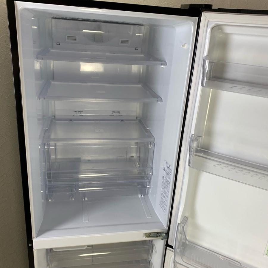 2ドア冷蔵庫 275リットル 2014年製 AQUA AQR-D28C（K）鏡面ブラック