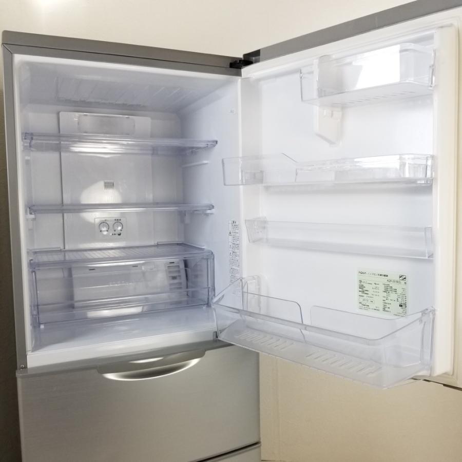 中古 中型冷蔵庫 ハイアールアクア 264L 3ドア AQR-261B 2013年
