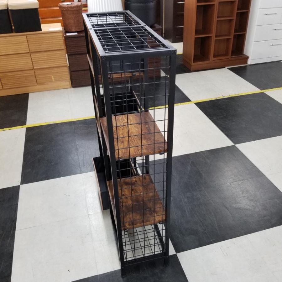 ニトリ 中古 インダストリアル風 ニトリ製 オープンシェルフラック