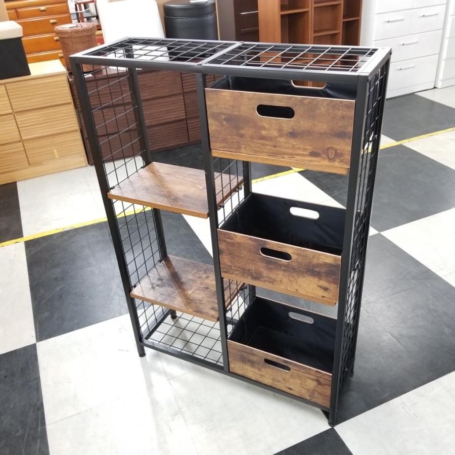 インダストリアルオープンシェルフ ニトリ（NITORI） 中古 インダストリアル風 ニトリ製 オープンシェルフ