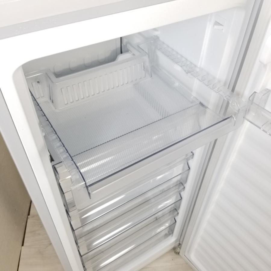 中古 136L 冷凍庫 フリーザー ハイアール JF-NUF138A-S 2018年製 自動 