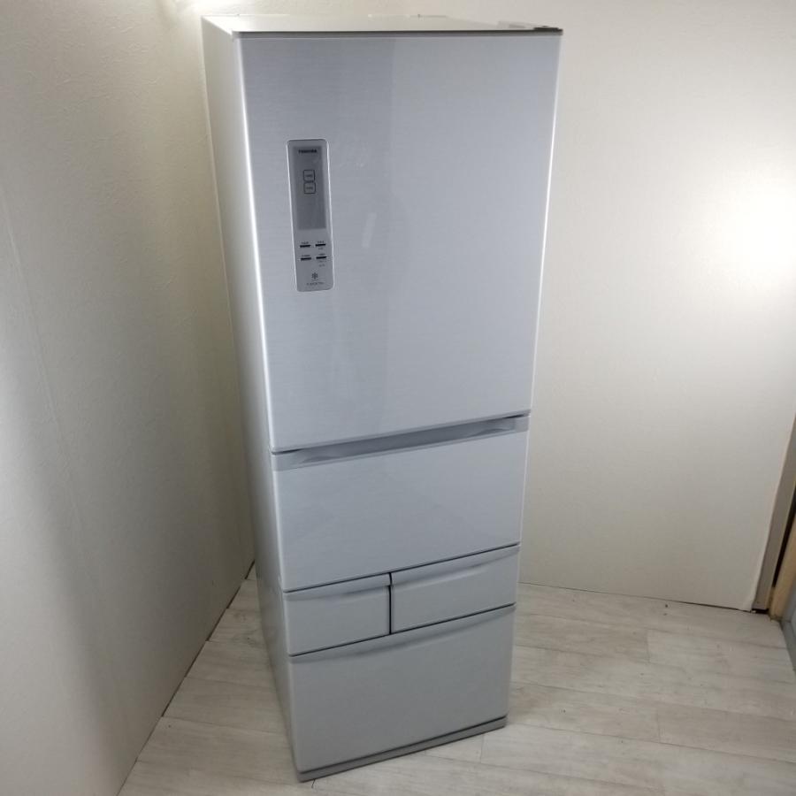 TOSHIBA（東芝） 中古 427L 自動製氷機能搭載 5ドア冷蔵庫 ベジータ GR 