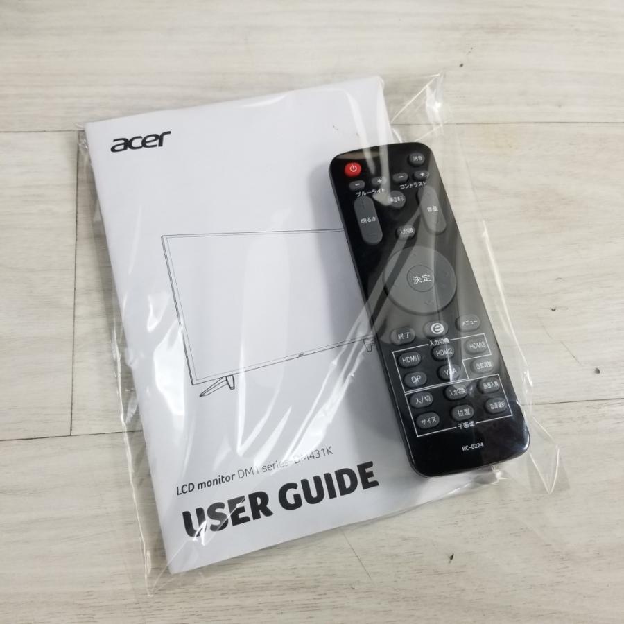 中古 Acer エイサー 43型ワイド液晶ディスプレイ 4K対応 液晶