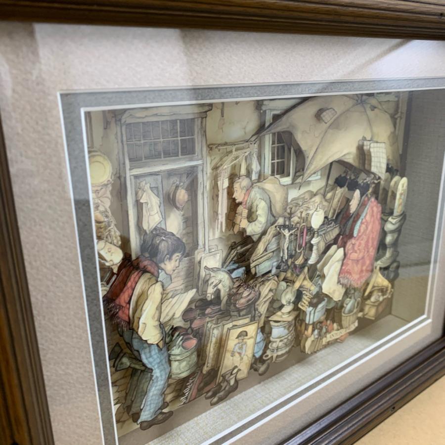 中古美品 □ANTON PIECK アントンピック シャドーボックス 3D立体画