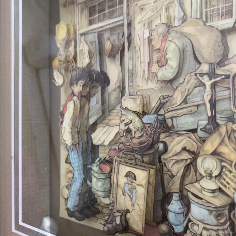 中古美品 □ANTON PIECK アントンピック シャドーボックス 3D立体画