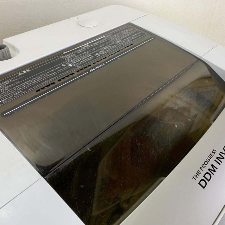 中古 8.0kg 全自動洗濯機 ハイアール アクア AQW-V800B 2013年製 風 