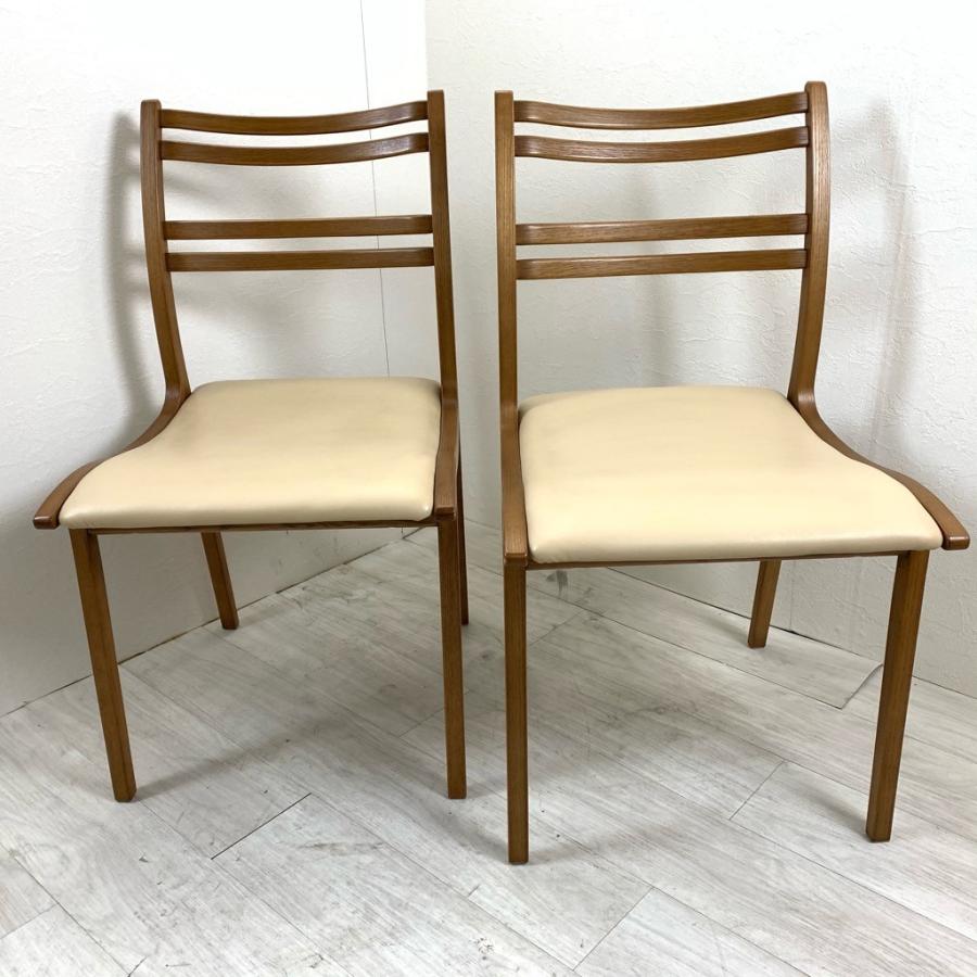 中古 高級家具メーカー 富士ファニチア アームレスチェア ダイニング