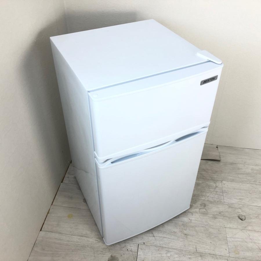 中古 85L 2ドア冷蔵庫 べステック BTMF211 2018年製 小型冷蔵庫 高年式