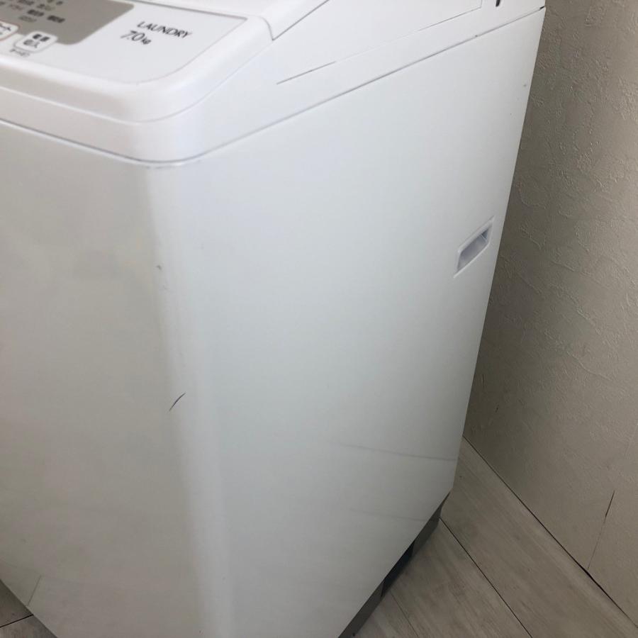 中古 7.0kg 全自動洗濯機 ハイアール アクア AQW-V700C 2014年製 簡易 