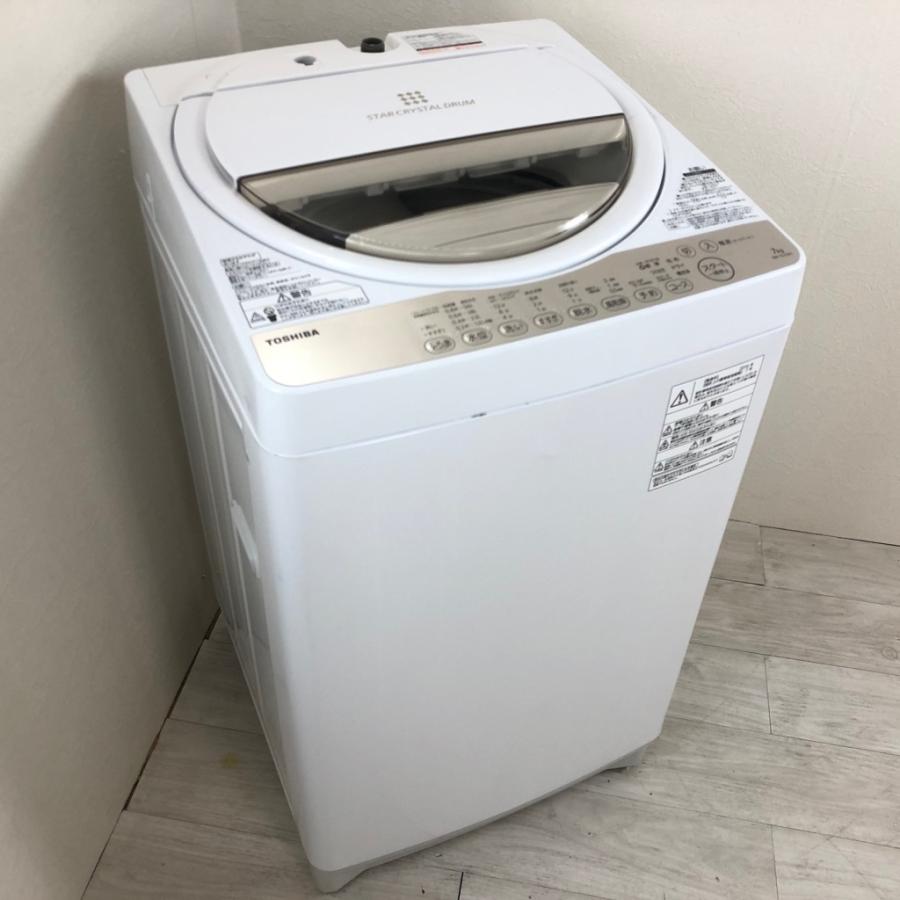TOSHIBA（東芝） 中古 7.0kg 簡易乾燥機能付き 全自動洗濯機 AW-7G3 