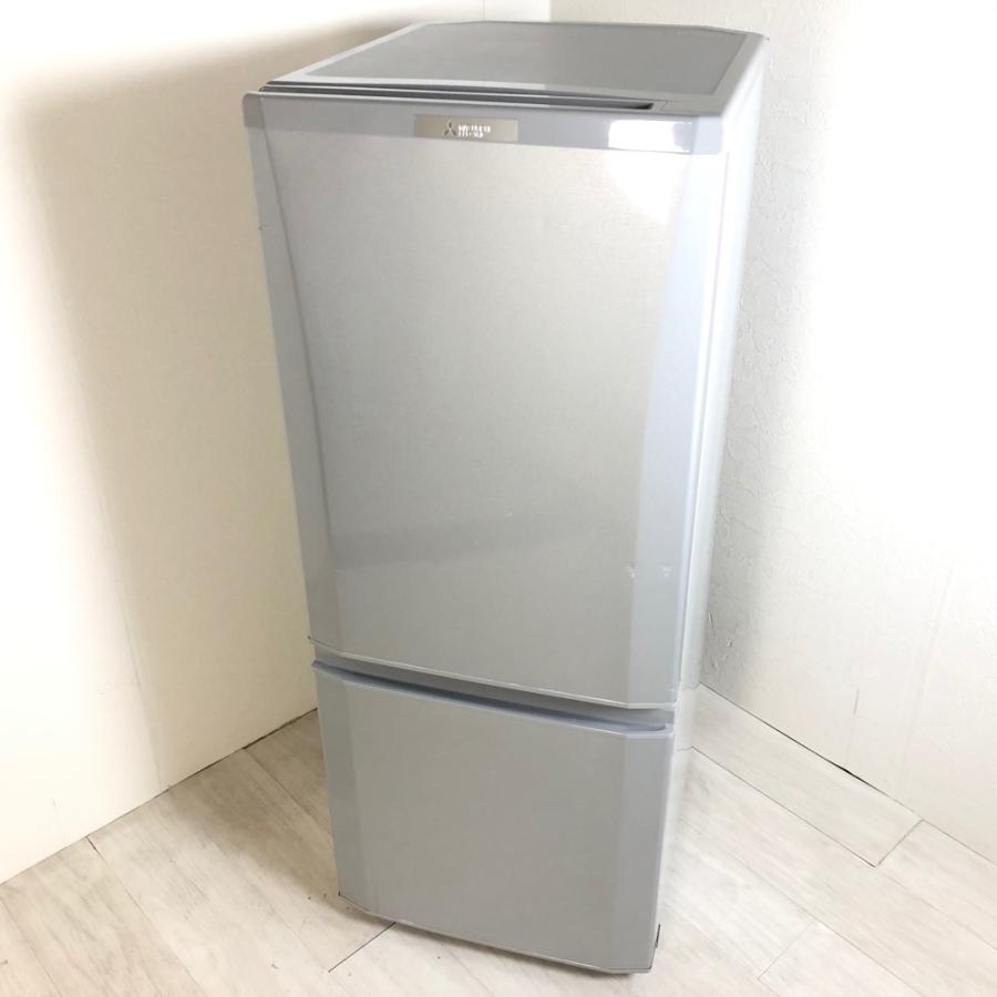 三菱 中古 2ドア冷蔵庫 シルバー 三菱電機 自動霜取りファン式 三菱 中古 2ドア冷蔵庫 シルバー 三菱電機 自動霜取りファン式