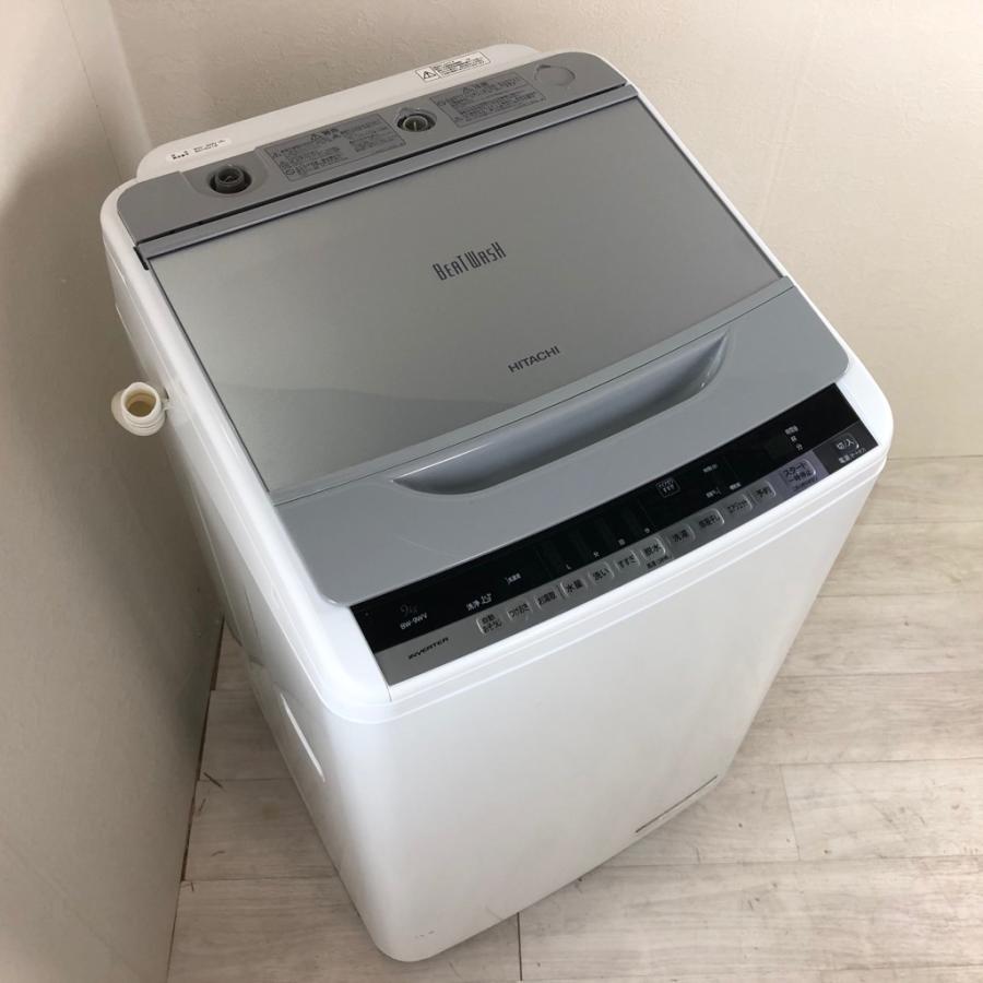 日立（HITACHI） 中古 洗濯機 ビートウォッシュ 9.0kg BW-9WV 2016年 