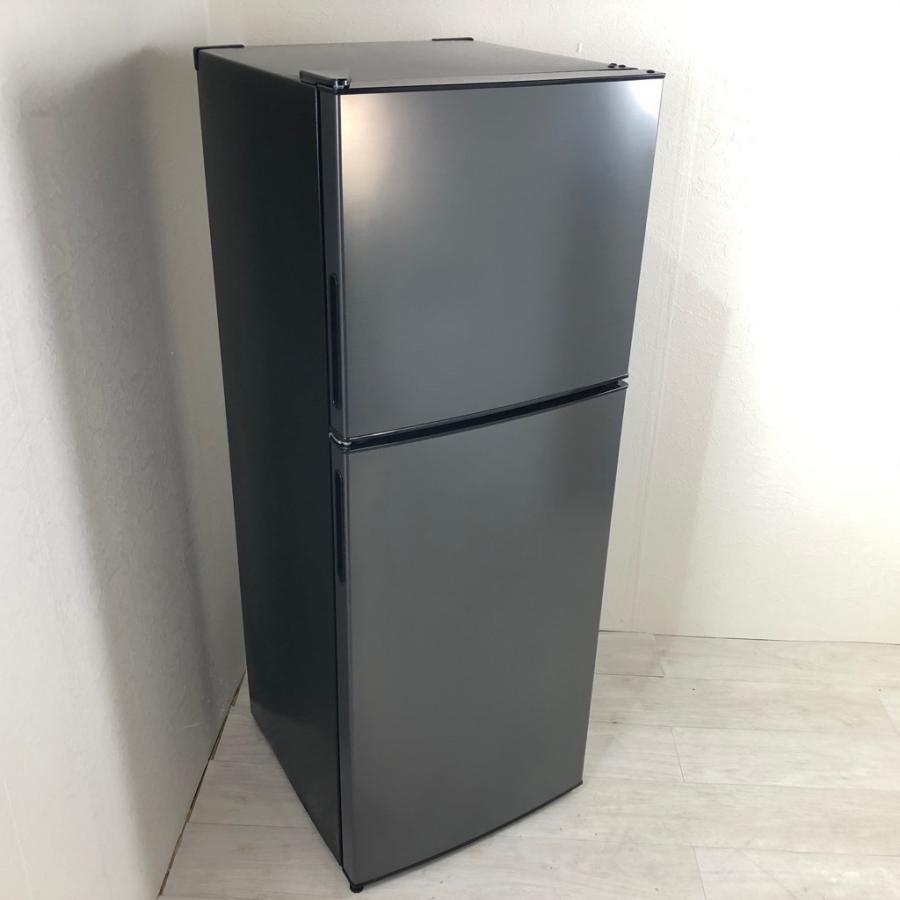 maxzen JR138ML01GM 2ドア冷蔵庫 黒色『美品中古』2020年