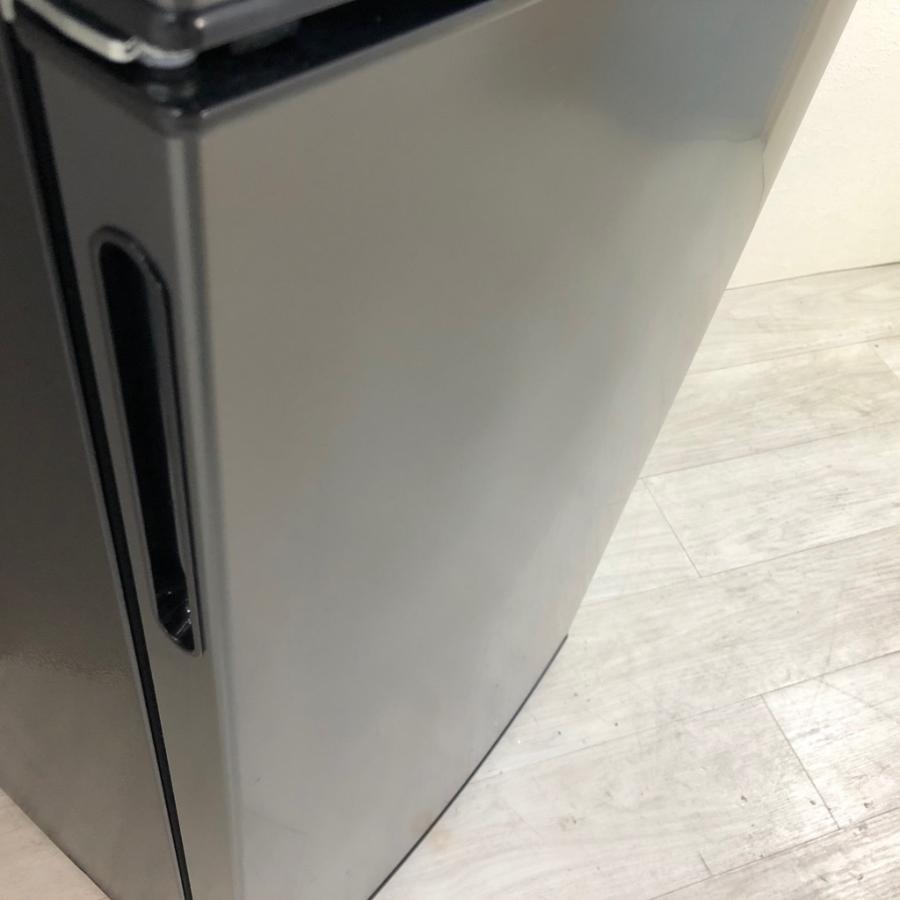 maxzen　JR138ML01GM　２ドア冷蔵庫　黒色『美品中古』2020年 MAXZEN（マクスゼン） 冷蔵庫 2ドア 一人暮らし 二人暮らし 小型 138L