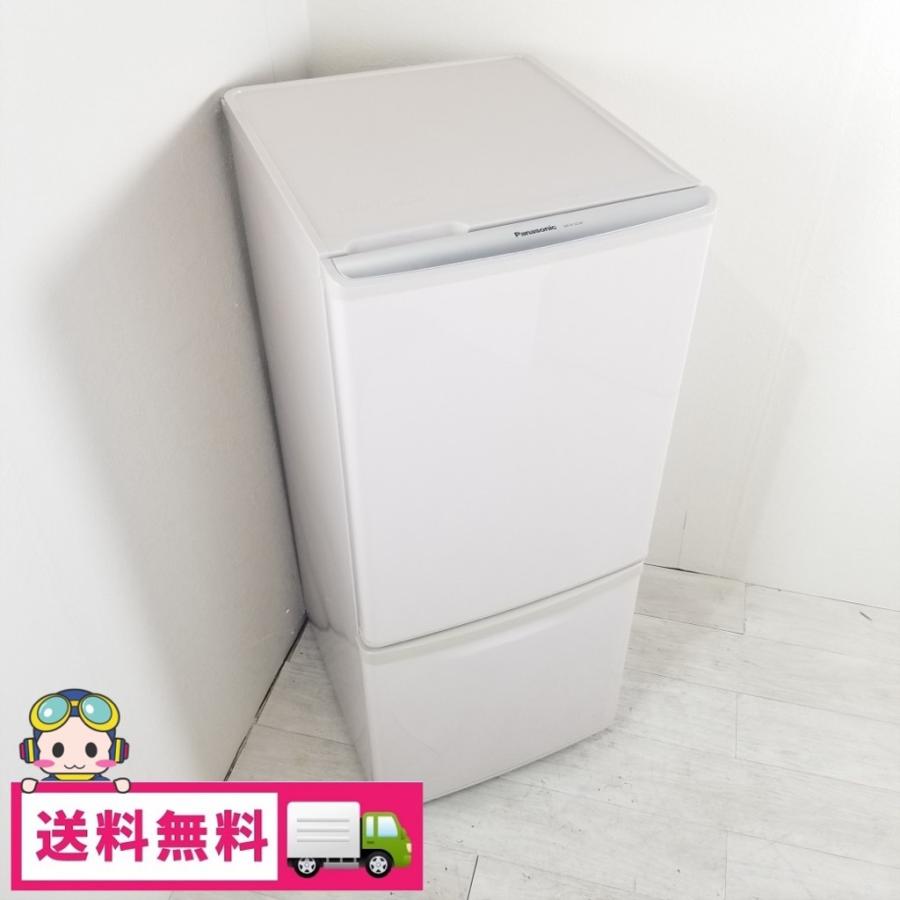 Panasonic 中古 138L 2ドア冷蔵庫 パナソニック NR-B142W-P 2010
