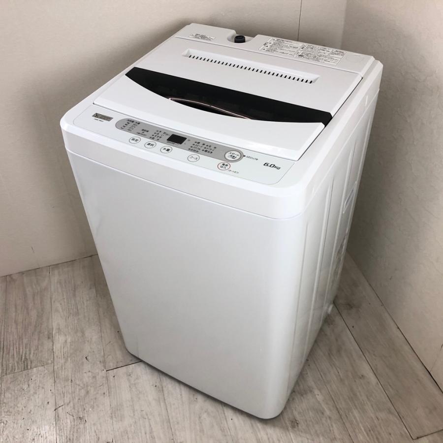 中古 全自動洗濯機 ヤマダ電機 6.0kg YWM-T60G1 2019年製造 一人暮らし 