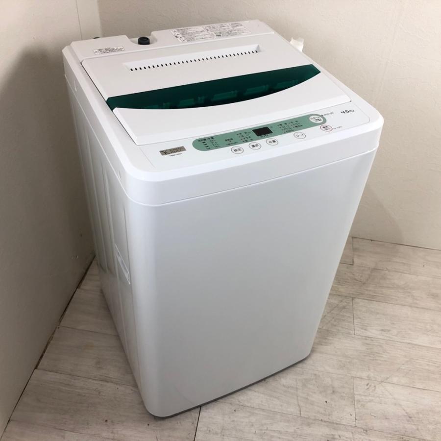 中古 洗濯機 4.5kg ヤマダ電機 YWM-T45G1 2019年製造 全自動 槽洗浄機能 一人暮らし 単身用 高年式 :3S248494