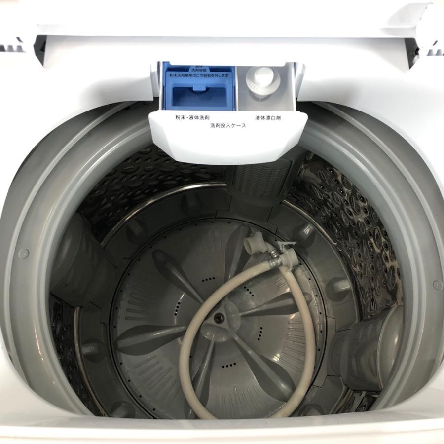 中古 7.0kg 全自動洗濯機 アイリスオーヤマ IAW-N71 2019年製 ガラストップ まとめ洗い 世帯用 一人暮らし 高年式