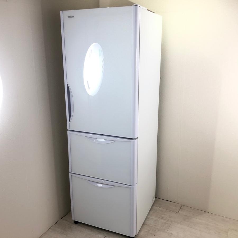SHARP（シャープ） 中古 375L 真空チルド搭載 3ドア冷蔵庫 日立 R