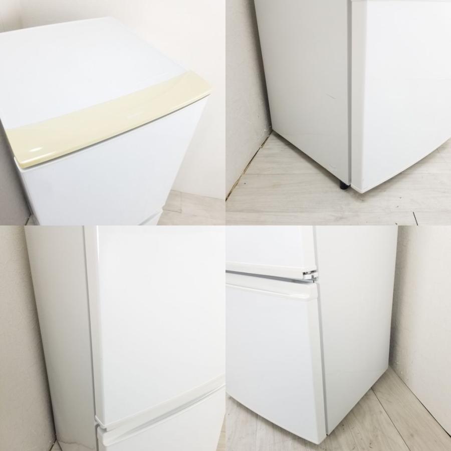 SHARP（シャープ） 中古 137L 2ドア冷蔵庫 つけかえどっちもドア SJ