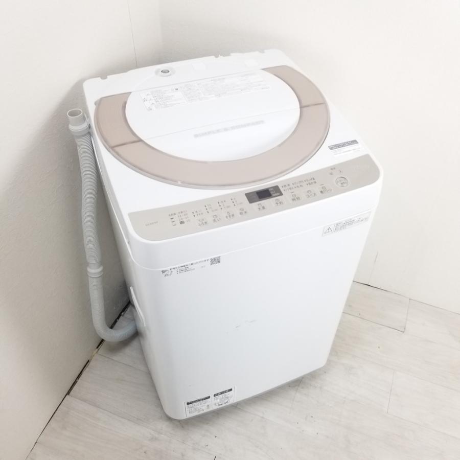 円高還元 単身用 一人暮らし 簡易乾燥で部屋干しアシスト 18年製 Es Ks70t N シャープ 全自動洗濯機 7 0kg 中古 風呂水ポンプ で節水お洗濯 やさしい色合いのカラー 洗濯機 Meorboston Org