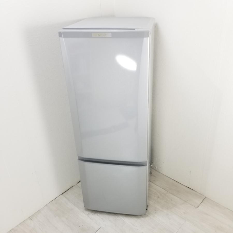 三菱（MITSUBISHI） 中古 168L 2ドア冷蔵庫 MR-P17A-S シルバー 2017年