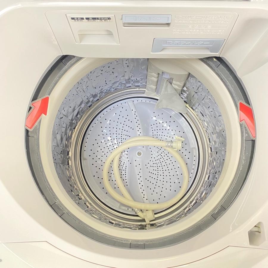 SHARP（シャープ） 中古 店舗近郊送料格安 洗濯8.0kg乾燥4.5kg タテ型 