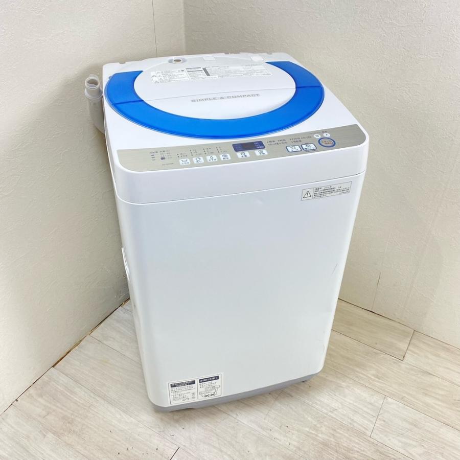 【送料無料・設置無料サービス有り】洗濯機 SHARP ES-GE70R-A 中古 SHARP（シャープ） 爆買 中古 洗濯機 2〜3人分 7.0kg コンパクト 予約