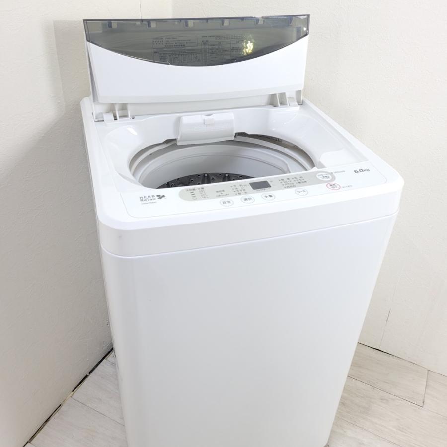 中古 全自動洗濯機 ヤマダ電機 6.0kg YWM-T60A1 2018年製造 一人暮らし