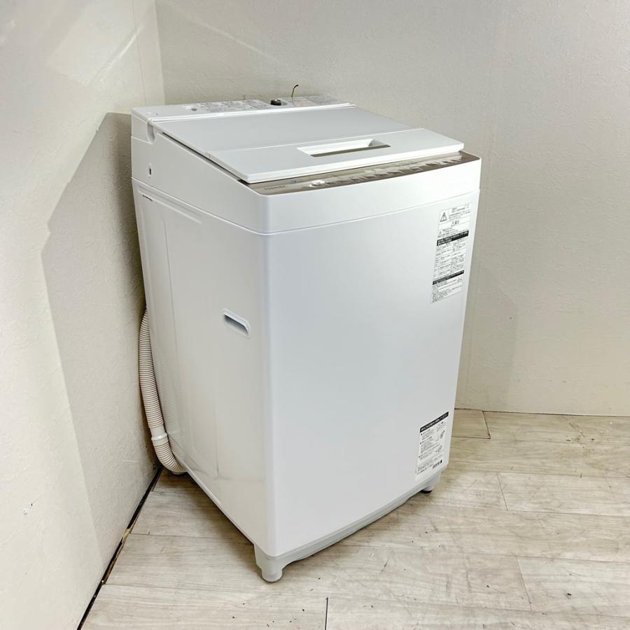 TOSHIBA（東芝） 中古 洗濯機 8.0kg ZABOON AW-BK8D8-W 2019年製 DD 