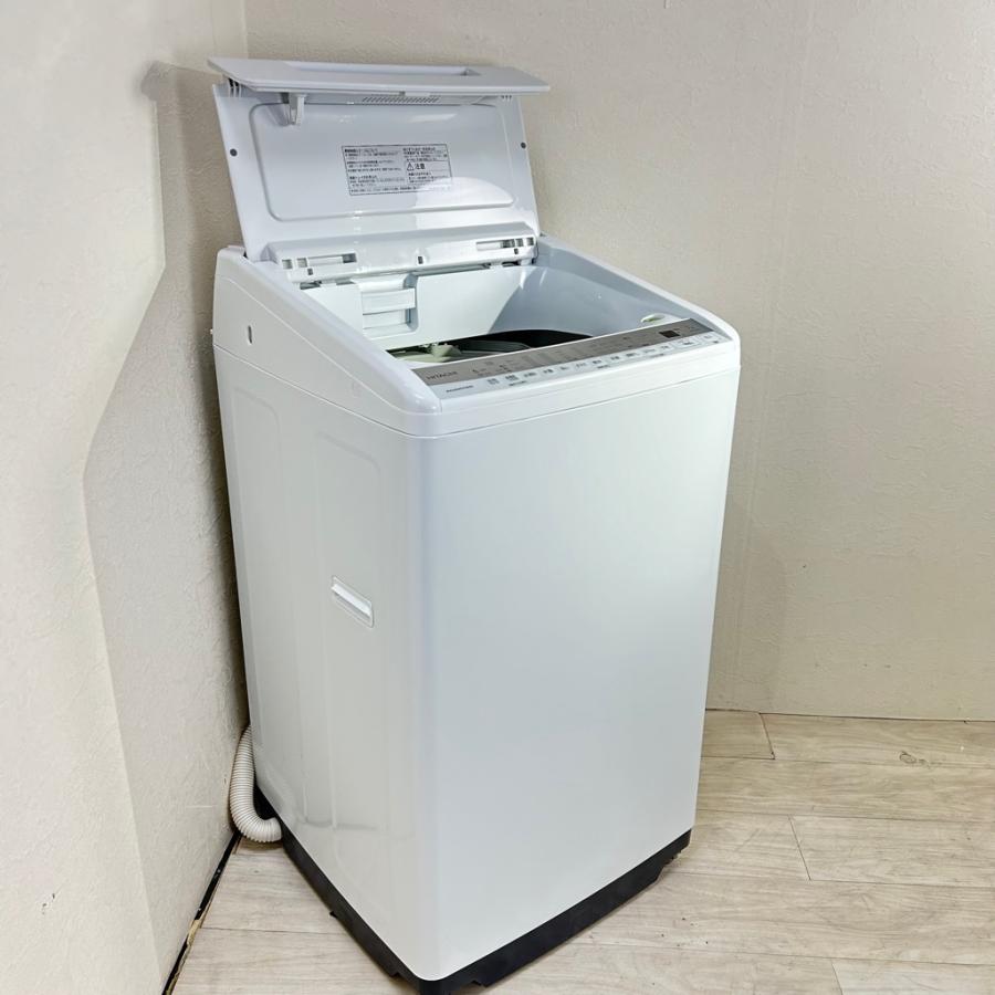 日立 中古 7.0kg 全自動洗濯機 ビートウォッシュ BW-V70F 2020年製造