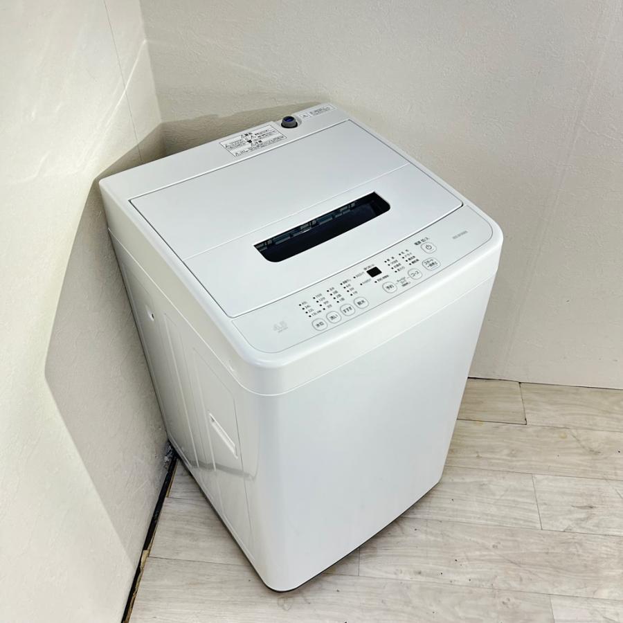 中古 4.5kg 全自動洗濯機 アイリスオーヤマ 送風乾燥機能 IAW-T451  