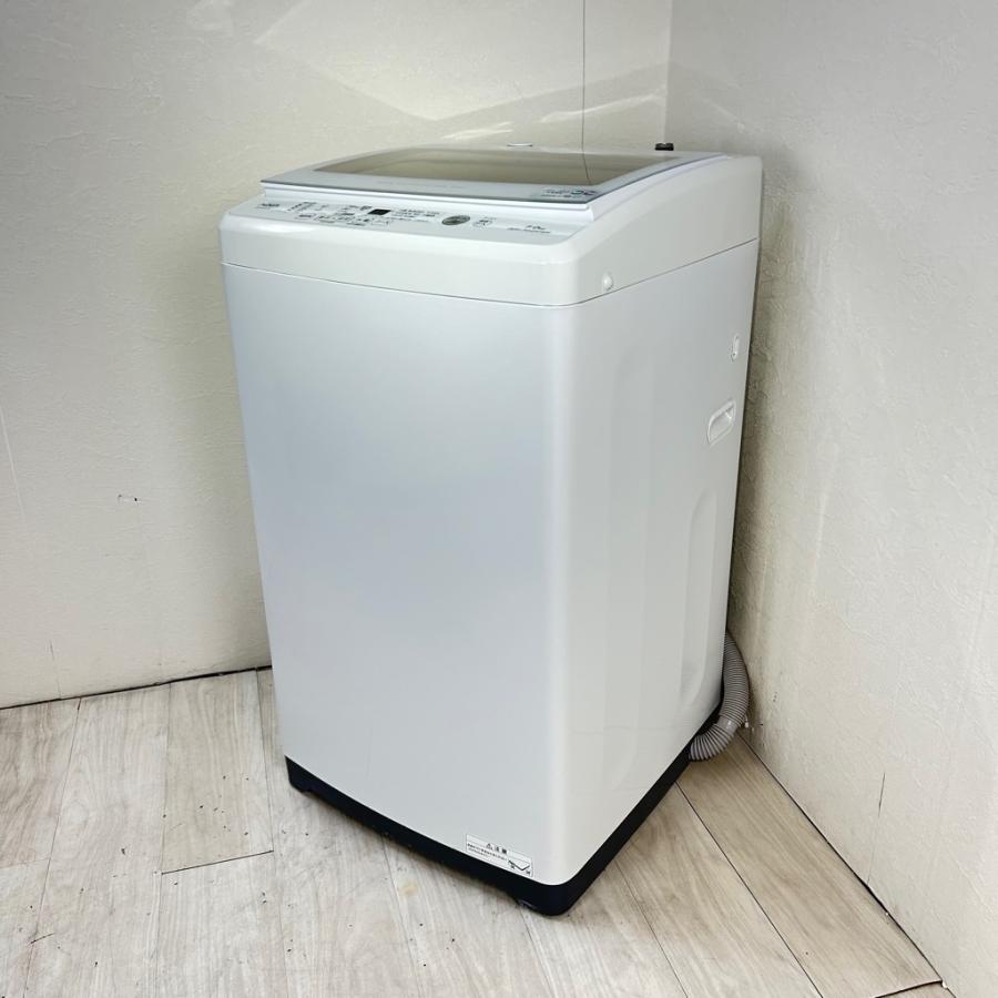 【RKGSE-233】特価！アクア/7kg全自動洗濯機/AQW-GV70J/中古品/2020年製/弊社近隣無料配達/来店引取値引あり 中古 アクア ガラストップシリーズ 7.0kg 全自動洗濯機 送風乾燥機能