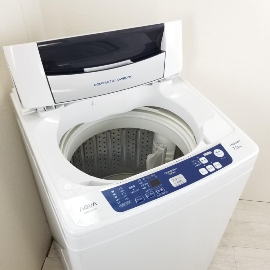 送料無料・設置無料サービス有り】洗濯機 AQUA AQW-S70A 中古