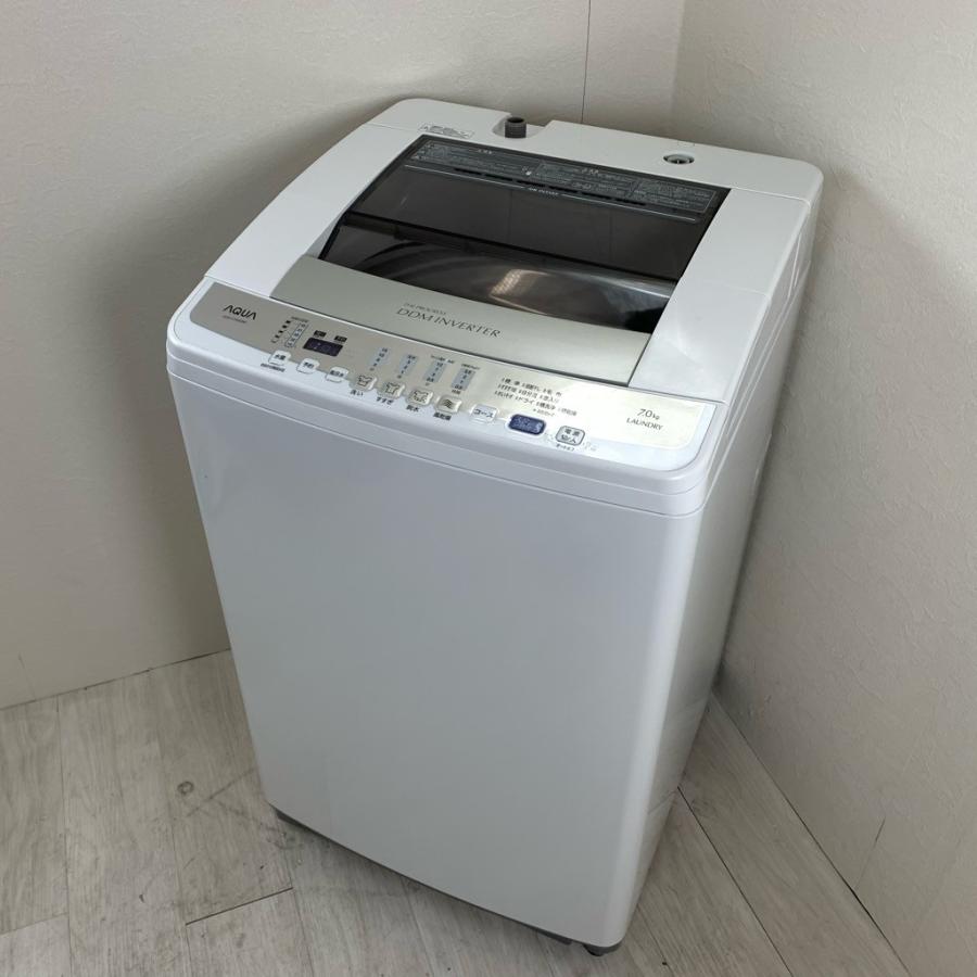 ☆中古 激安！！ AQUA　全自動電気洗濯機　7kg　AQW-V700D　2014年製　￥13,000！！ ☆中古 激安！！ AQUA 全自動電気洗濯機 7kg AQW-V700D 2014年製