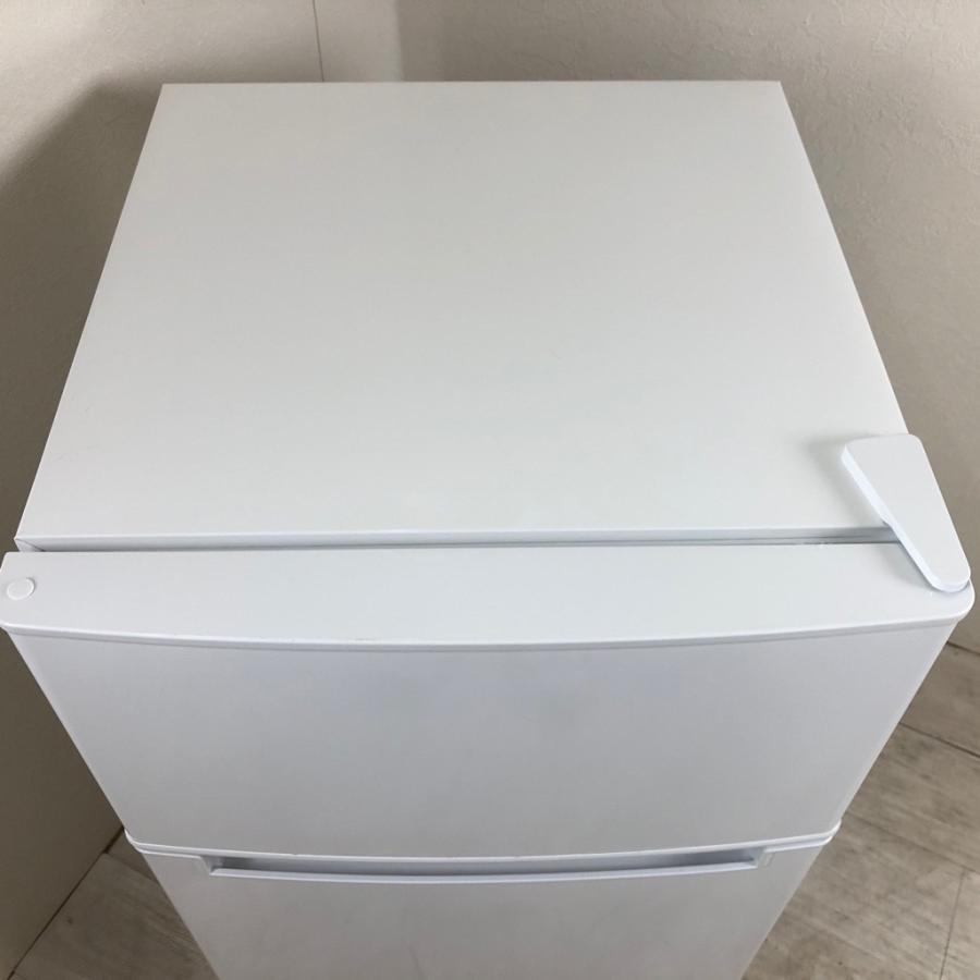 中古　2020年製　85L冷凍冷蔵庫　アマダナ　AT-RF85B 中古 amadana アマダナ 85L 2ドア冷蔵庫 ホワイト 2019年～2020年製 1